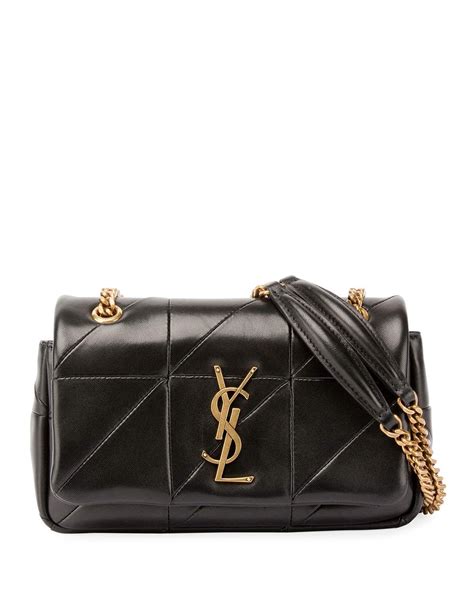 ysl crossbody bag chain|ysl quilted shoulder bag.